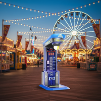 STARAMUSE Machine de boxe arcade Dragon Fist personnalisée avec accepteur de billets, pour usage intérieur, sport de combat, fonctionnement à monnayeur, version anglaise