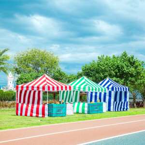 गर्म बिक्री कार्निवल किट पोर्टेबल स्टेनलेस स्टील और कपड़े कार्निवल बाहरी घटनाओं के लिए तम्बू - Product Image 5