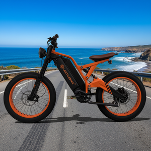 Bicicleta de Montaña Eléctrica de Alta Potencia con Motor de 2000w, 52v, 30ah, Neumáticos de 24 Pulgadas y Suspensión - Product Image 3