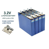 4 Buah Baterai Isi Ulang LiFePO4 3.2V 360Ah 280Ah 340Ah 320Ah 105Ah DIY 12V untuk Mobil Listrik RV Energi Surya Kereta Golf BEBAS PAJAK