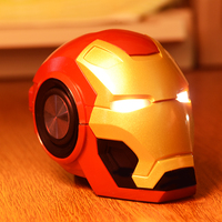 Haut-parleur portable sans fil Bluetooth avec basses puissantes Iron Man Loud Music Studio Super Blue Tooth