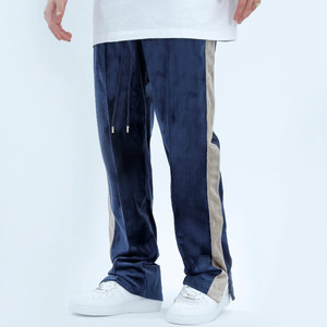 Pantalones de chándal de terciopelo para <span class=keywords><strong>hombre</strong></span>, <span class=keywords><strong>ropa</strong></span> de calle <span class=keywords><strong>urbana</strong></span>, otoño e invierno, Hip-Hop, Patchwork, informal, holgado, de terciopelo, <span class=keywords><strong>2022</strong></span> - Product Image 1
