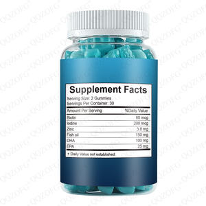 Compléments alimentaires pour la croissance des cheveux OEM/ODM Super Biotine + <span class=keywords><strong>Vitamine</strong></span> C B7, Gummies à la biotine, Gummies à la biotine, collagène et kératine - Product Image 2