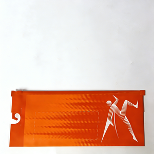 Factory Custom Fashionable Plastic Bag with Hook <b>Socks</b> Underwear T-Shirt clear Window Packaging Bag Reusable Ziplock Bag - Product Image 6