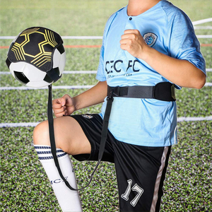 Tamaño 3 4,5 Banda de patada de pelota resistente para entrenamiento de fútbol Ayudante de entrenamiento de pelota individual para pasar a lanzar atrapar - Product Image 4
