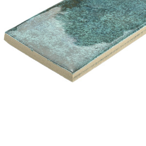 Baldosa Rio Emerald de 6x25 cm, 8 mm de grosor, acabado brillante, bordes irregulares - Product Image 3
