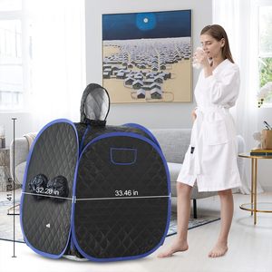 Sauna portable à vapeur humide BAFAN moderne <span class=keywords><strong>pour</strong></span> 1 ou 2 personnes, tente <span class=keywords><strong>de</strong></span> <span class=keywords><strong>spa</strong></span> à domicile <span class=keywords><strong>pour</strong></span> tout le corps avec fenêtres transversales et installation facile - Product Image 4