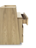 Table de chevet moderne en chêne stratifié style nordique pour chambre à coucher, meuble de rangement
