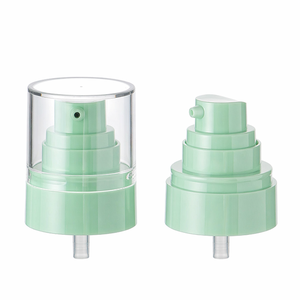 Bomba Dosificadora de Plástico de 24mm <span class=keywords><strong>410</strong></span> 0.23CC para Tratamiento con Aceite, con Tapa Transparente Antipolvo, para Suero Cosmético y Loción, Venta al Por Mayor - Product Image 1
