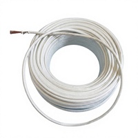 Câble électrique aérien robuste résistant à la chaleur jusqu'à 800 degrés, ignifuge, en mica et fibre de verre tressée pour applications électriques