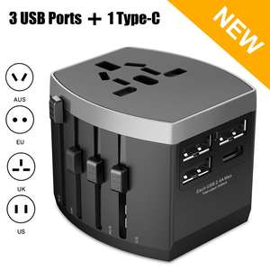 Adaptateur de voyage universel, chargeur USB universel, prise électrique universelle, adaptateur de voyage universel, chargeur de voyage pas cher - Product Image 2