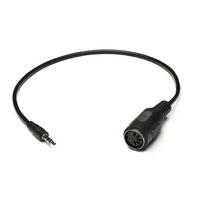 MIDI Câble Adaptateur Fiche DIN à 5 Broches Femelle à 3.5mm (1/8in) TRS Stéréo Jack Mâle Convertisseur Câble pour Équipement Audio