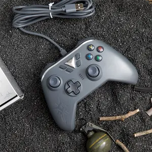 Kablosuz BT oyun konsolu PC taşınabilir çift titreşim oyun Joystick Gamepad Xbox One için özel ps4 denetleyici PS4 oyun denetleyicisi
