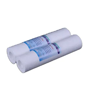 5 Micron Sediment Water Filter Cartridge 10 Inch 20 Inch PP PPF Manufacturing Plants Hotels 500L Capacity Core Media Components