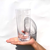 Tasse en verre transparente avancée moyenne ancienne Ins Style vin français niche en verre droit pour eau champagne jus