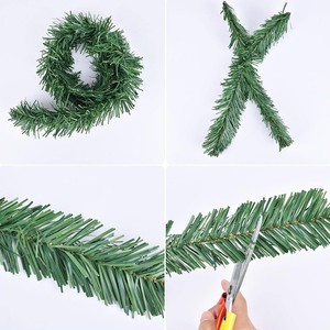 Guirlande de Noël Wenwen 5,5 m, simulation de verdure, décoration intérieure, à suspendre au mur, pour hôtels, centres commerciaux, DIY - Product Image 5