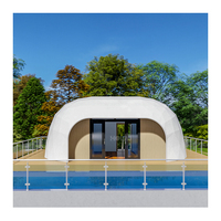 Dôme de Glamping de Luxe Préfabriqué, Tente Hôtelière Écologique Moderne en Conteneur Étanche pour Projet de Camping