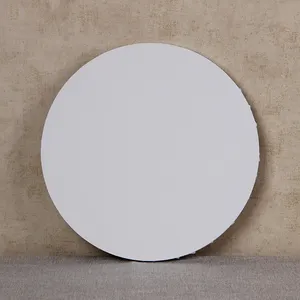 Oval Stretched Artist White Art Blank Painting Canvas For Paint Studio