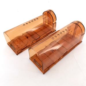 La caccia in plastica non uccidere i ratti vivi catturano in modo intelligente umano Tunnel gabbia per topi roditore trappole per stazioni Box per interni - Product Image 4