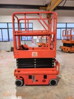 Mini Plataforma Elevadora de Tijera Móvil, Plataforma Hidráulica Eléctrica Portátil