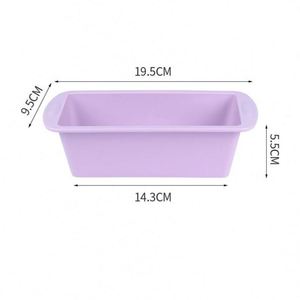 Nuevo Molde de Silicona Rectangular para Tostadas, Resistente al Calor y Ecológico, Disponible en Formas de Pan Largo, en Bolsa OPP - Product Image 2
