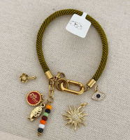 Bracelet de cheville étanche en acier inoxydable Zooying, personnalisable, avec breloques DIY, idéal pour l'été et la plage, pour femme