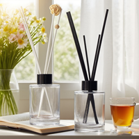 Bouteille diffuseur de parfum en verre vide en forme de noix de luxe 100ml 120ml 150ml 200ml avec boîte cadeau