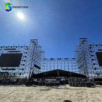 Estructura de Aluminio de Alto Rendimiento Fácil de Instalar, Resistente al Óxido, para Escenarios, Conciertos al Aire Libre, Fiestas, Exhibiciones con Sistema Line Array