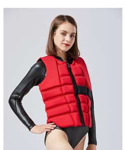 Jaket pelampung memancing tiup kustom, untuk peralatan keselamatan olahraga air untuk berlayar dan memancing santai - Product Image 1