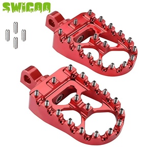 SWICOO pendientes CNC clavijas de pie ancho 360 ° MX <span class=keywords><strong>Chopper</strong></span> Bobber estilo para Harley Dyna Sportster Fatboy Iron <span class=keywords><strong>883</strong></span> - Product Image 5