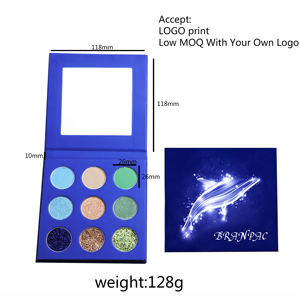 Venta al por mayor 600 colores paleta de <span class=keywords><strong>sombras</strong></span> de ojos de alta pigmentación cosméticos Etiqueta Privada brillo mate maquillaje sombra de ojos - Product Image 5