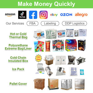 UIOWIO轻质可重复使用食品耐用绝缘扁平包，带个性化标志的弹簧锁手柄 - Product Image 2