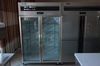 Équipement de cuisine commerciale, réfrigérateur vertical à porte simple pour professionnels
