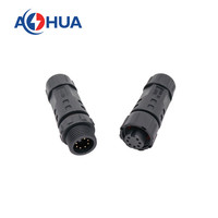 AOHUA M12 2 3 4 5 6 7 8 broches assemblage fil de signal mâle femelle prise étanche câble connecteur