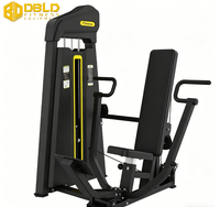 Machine de musculation professionnelle BLD pour press à la poitrine assis, cadre en acier robuste, pliable et portable, pour entraînement de la poitrine