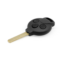 Clé de voiture télécommandée 433 MHz avec puce 7941, ID FCC KR55WK45144, lame de clé non coupée, télécommande de remplacement