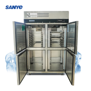Commerciële Keuken Roestvrijstalen Koelkast <span class=keywords><strong>4</strong></span>-deurs Heavy Duty Rechtop Vrieskasten Gekoelde Opslagapparatuur - Product Image 1