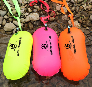 Bouée gonflable à haute visibilité en eau libre d'approvisionnement d'usine bouée de natation de flotteur de remorquage de sac sec d'air de sécurité professionnelle - Product Image 2