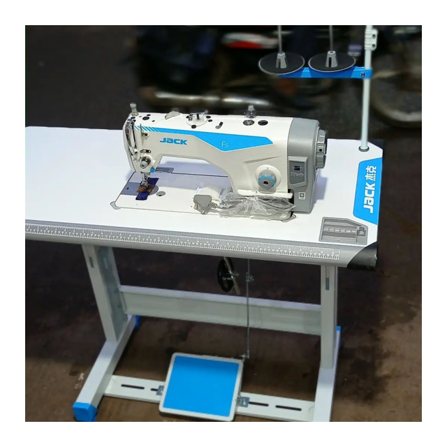 New JACK F5 Single-needle Flatbed Lockstitch Sewing Machine Straight Sewing Machine With Table