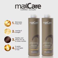 Nouvelle Arrivée Traitement Capillaire à la Kératine Brésilienne Bio Crème Lissante Nanoplastie Traitement Capillaire Nanoplastia Maxcare OEM