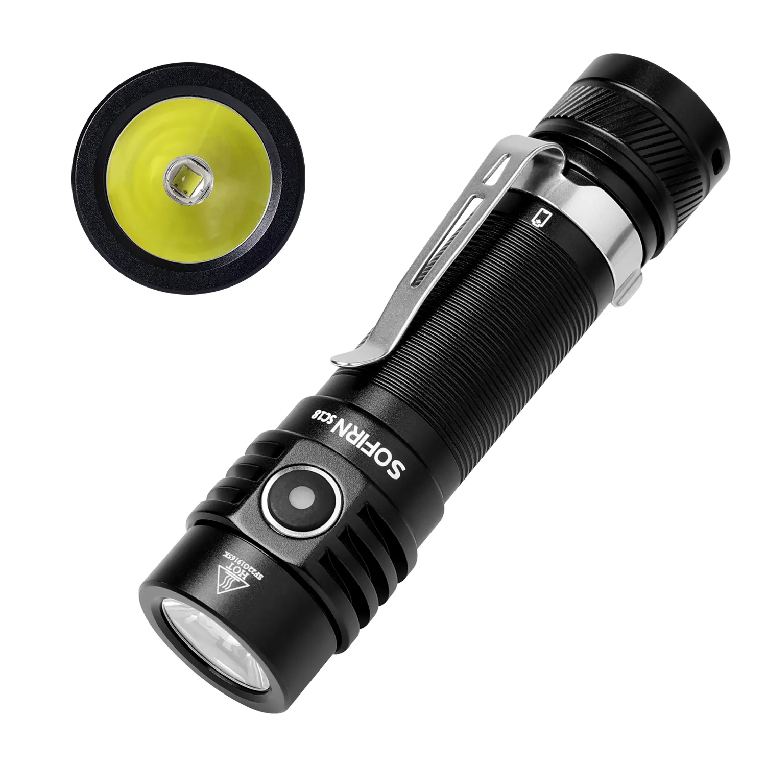 Sofirn SC18 1800Lumen SST40 Super Brilhante EDC Tocha Impermeável IP68 Luz de Bolso USB C Recarregável Pequena Lanterna LED