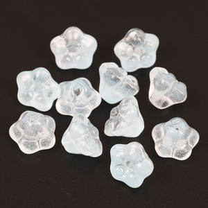 Moda cambio Gradual esmaltado niebla flor Acrílico cuentas sueltas chino Morning Glory accesorios fabricación de joyas - Product Image 6