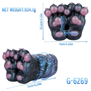 GEEBA New Silicone Bear Paw Male Masturbation <b>Toys</b> Monster Male Masturbator Cup Pocket Pussy Stroker Adult Onahole <b>Men</b> Sex <b>Toy</b> - Product Image 2