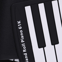 Nouvelle vente de clavier en silicone pliable pour piano électronique à 61 touches pour débutants outil de musique multifonctionnel