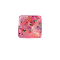 Jouets en cube souple à motif de tranches de fruits, OEM/ODM, pour le massage sensoriel, jouet anti-stress coloré à rebond lent, en gros