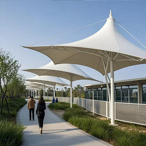 Structure de membrane tendue pour aire de jeux communautaire, tente paysagère, auvent d'ombrage paysager en PVDF - Product Image 3