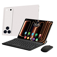 Tablette PC 10 pouces Android 14 avec écran capacitif, double carte SIM, appels, 8 Go de RAM, 128 Go de stockage, Wi-Fi 4G, clavier inclus, prise en charge OEM, vitesse rapide