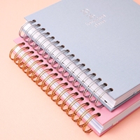Planificateur de leçons pour l'école à domicile A5, carnet à spirale personnalisé avec logo, organiseur de planification à couverture rigide, vente en gros, éducation familiale