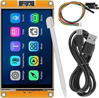 Layar ESP32 2,4 Inci, Papan Pengembangan ESP32, ESP32-2432S028R WiFi BT Layar Sentuh Resistif, Driver ILI9341