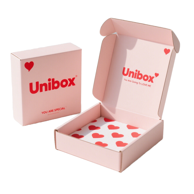 Wholesale Custom Printed Pink Cardboard Shipping Box Personalized Logo Subscription Mailer Box for Gifts